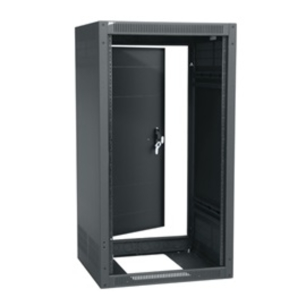 Middle Atlantic Products STAND ALONE RACK WITH REAR, DOORS 18 RMU 32"H X 25"D, BLACK FINISH ERK-1825